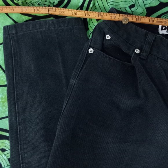 Vintage  DKNY Black Jeans Size 8 - Picture 6 of 12